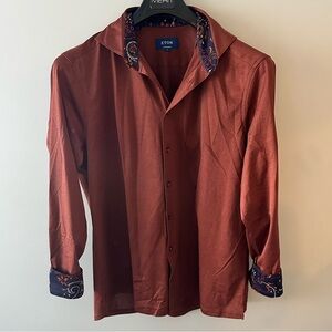 **Men's XL Eton Cotton Shirt**
